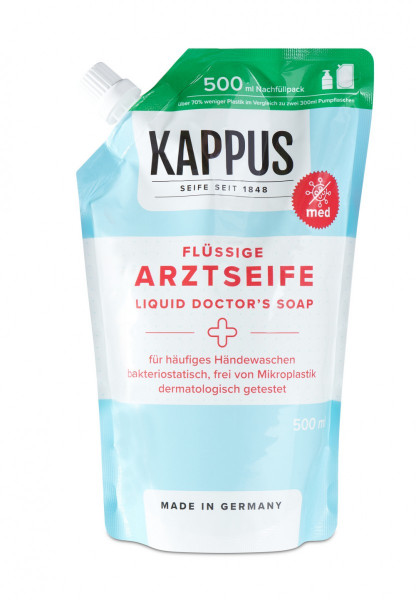 Tekuté mýdlo  KAPPUS 500ml lékařské náplň