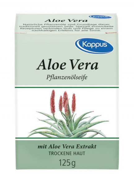 Přírodní olejové mýdlo KAPPUS 125g  Aloe Vera