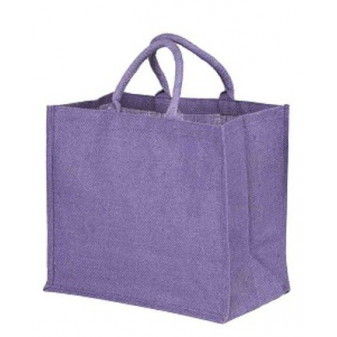 Nákupní taška JUTA 32x40x18 světle fialová