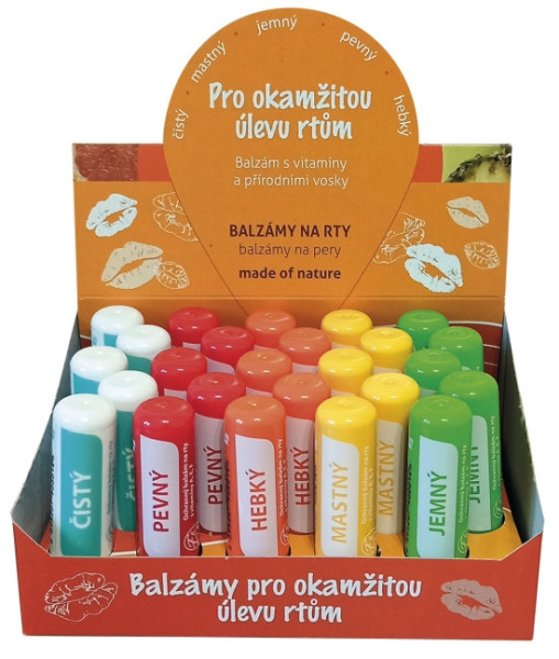 Balzám rty ovocný F&P 4g