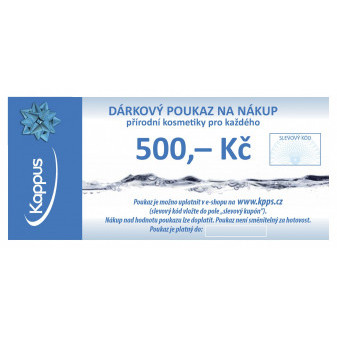 Dárkový poukaz na 500 Kč