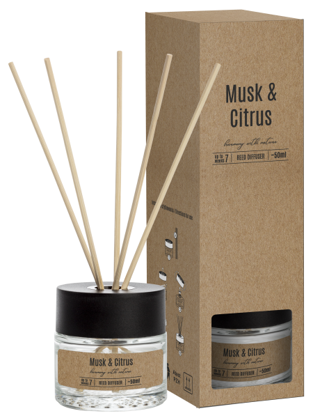 Difuzér olejový 50ml Musk & citrus