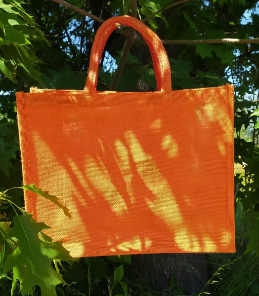 Nákupní taška JUTA 32x40x18 oranžová