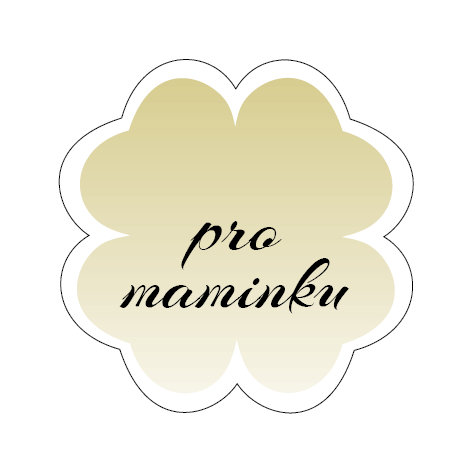 Visačka čtyřlístek Pro maminku matný podzim