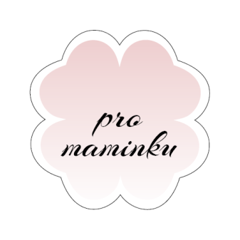 Visačka čtyřlístek Pro maminku růžová