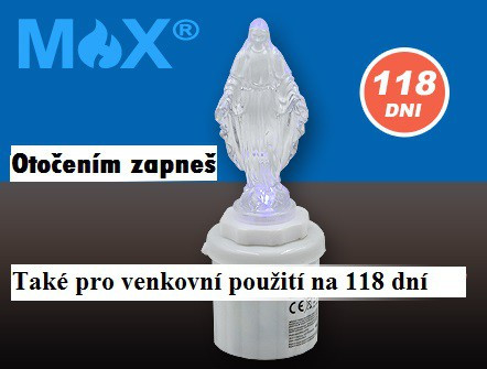 LED Panna Marie bílé světlo 17cm